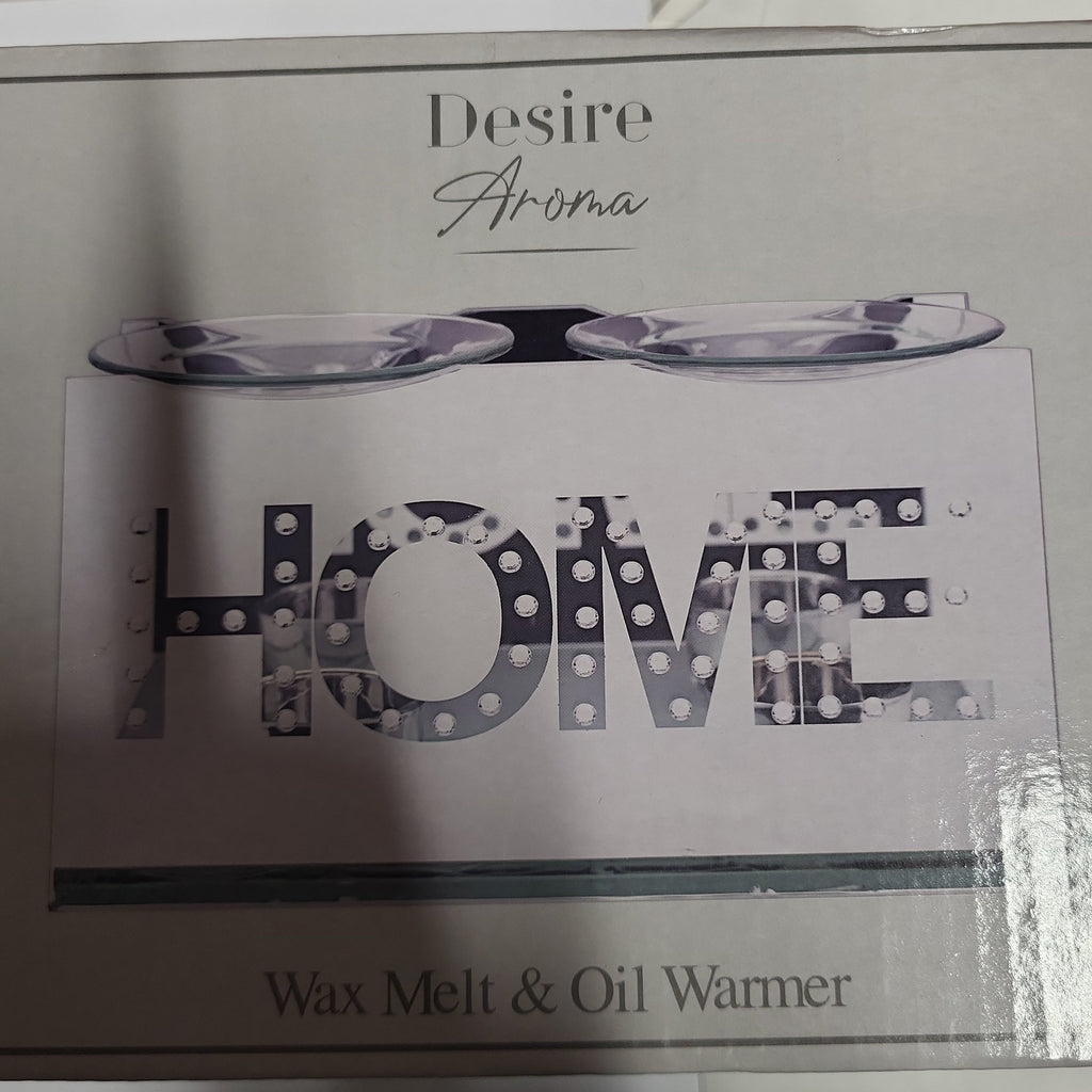 Home Design Glass wax melt burner # twin dish - Candle & Wax Melt Supplies