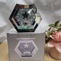 Hexagon heart Glitter wax oil Burner - Candle & Wax Melt Supplies