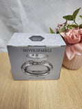 Silver sparkle Orb sparkly Glitter wax melt oil Burner - Candle & Wax Melt Supplies