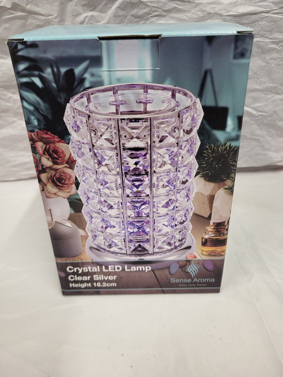 Lifestyle Crystal LED Lamp # wax melt burner # 2 different Colour - Candle & Wax Melt Supplies