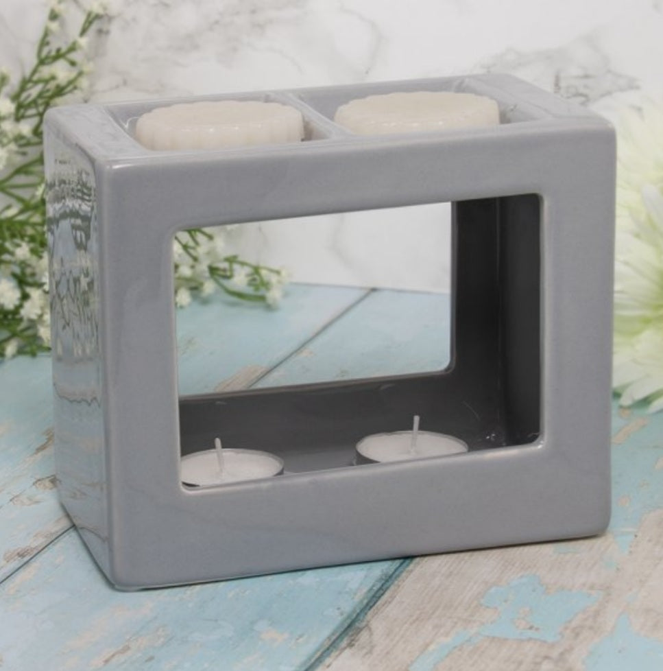 Cube Duo Wax Melt/Oil Burner - Candle & Wax Melt Supplies