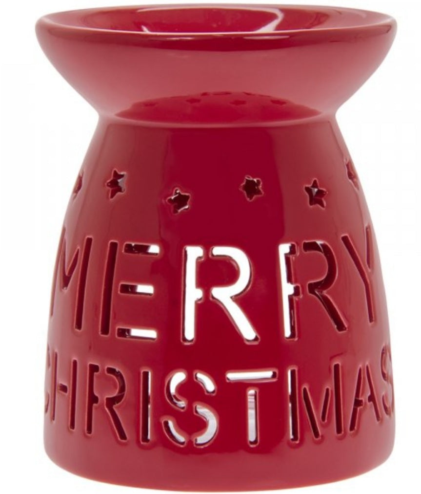 Merry Christmas Wax Melt Oil Burner - Candle & Wax Melt Supplies