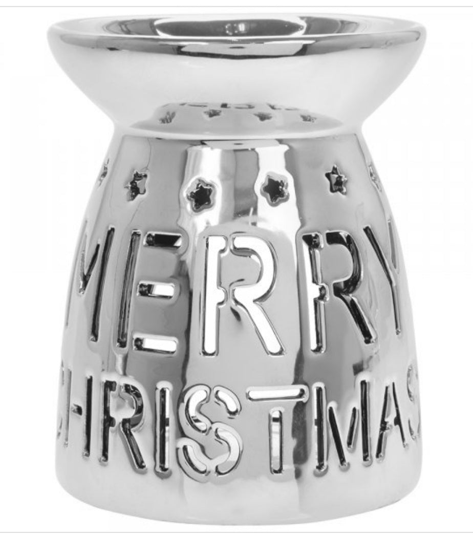 Merry Christmas Wax Melt Oil Burner - Candle & Wax Melt Supplies