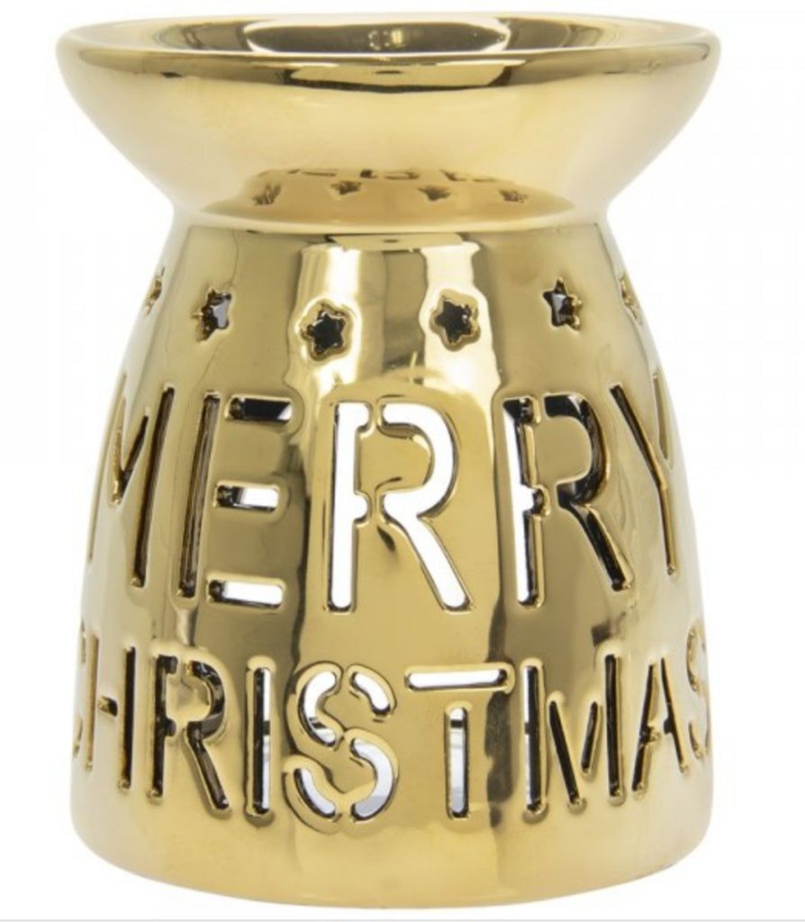 Merry Christmas Wax Melt Oil Burner - Candle & Wax Melt Supplies