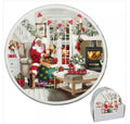Santa Candle Plate - Candle & Wax Melt Supplies