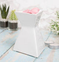 Triangular Wax Melt/Oil Burner - White - Candle & Wax Melt Supplies
