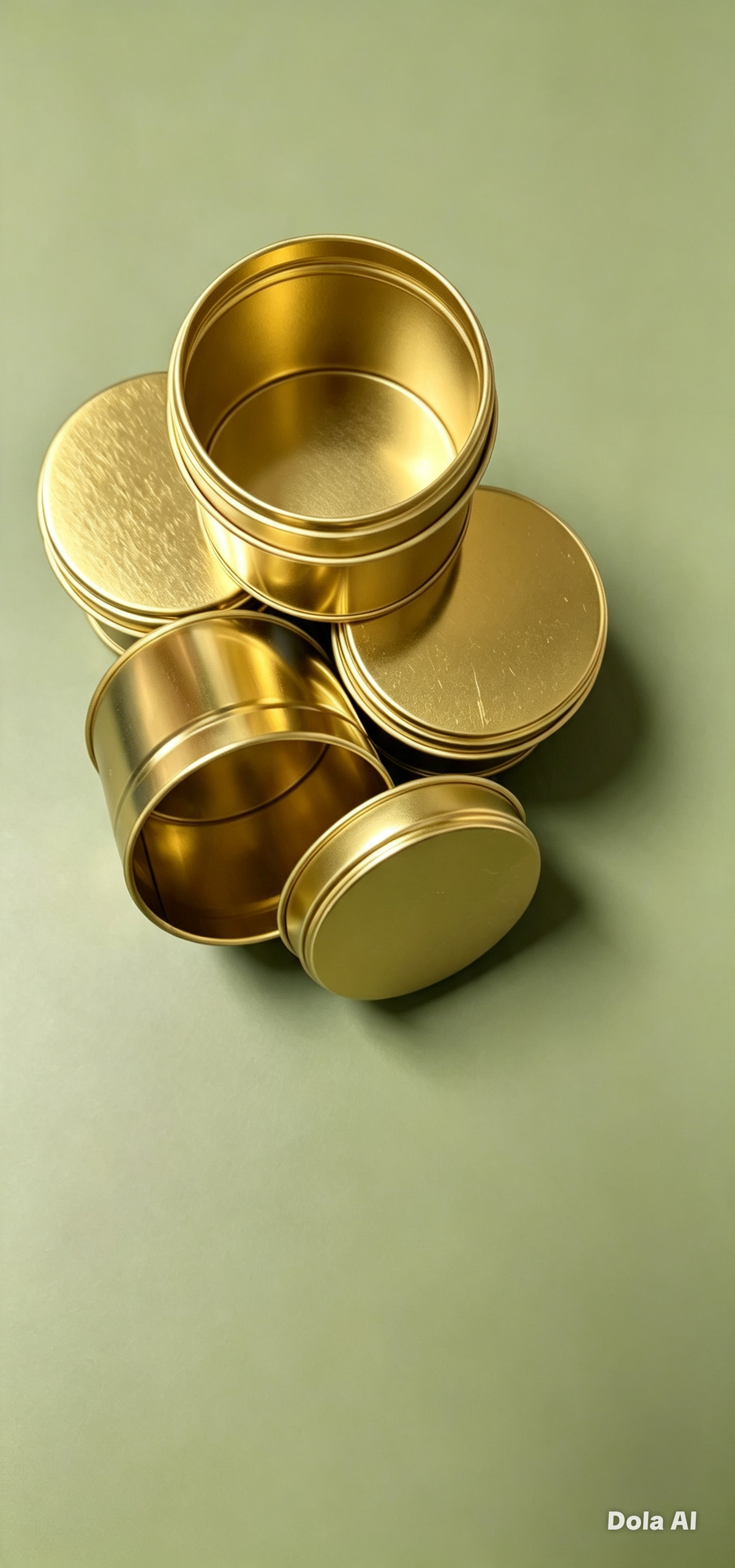 Gold Welded Seam Candle Tins - Candle & Wax Melt Supplies
